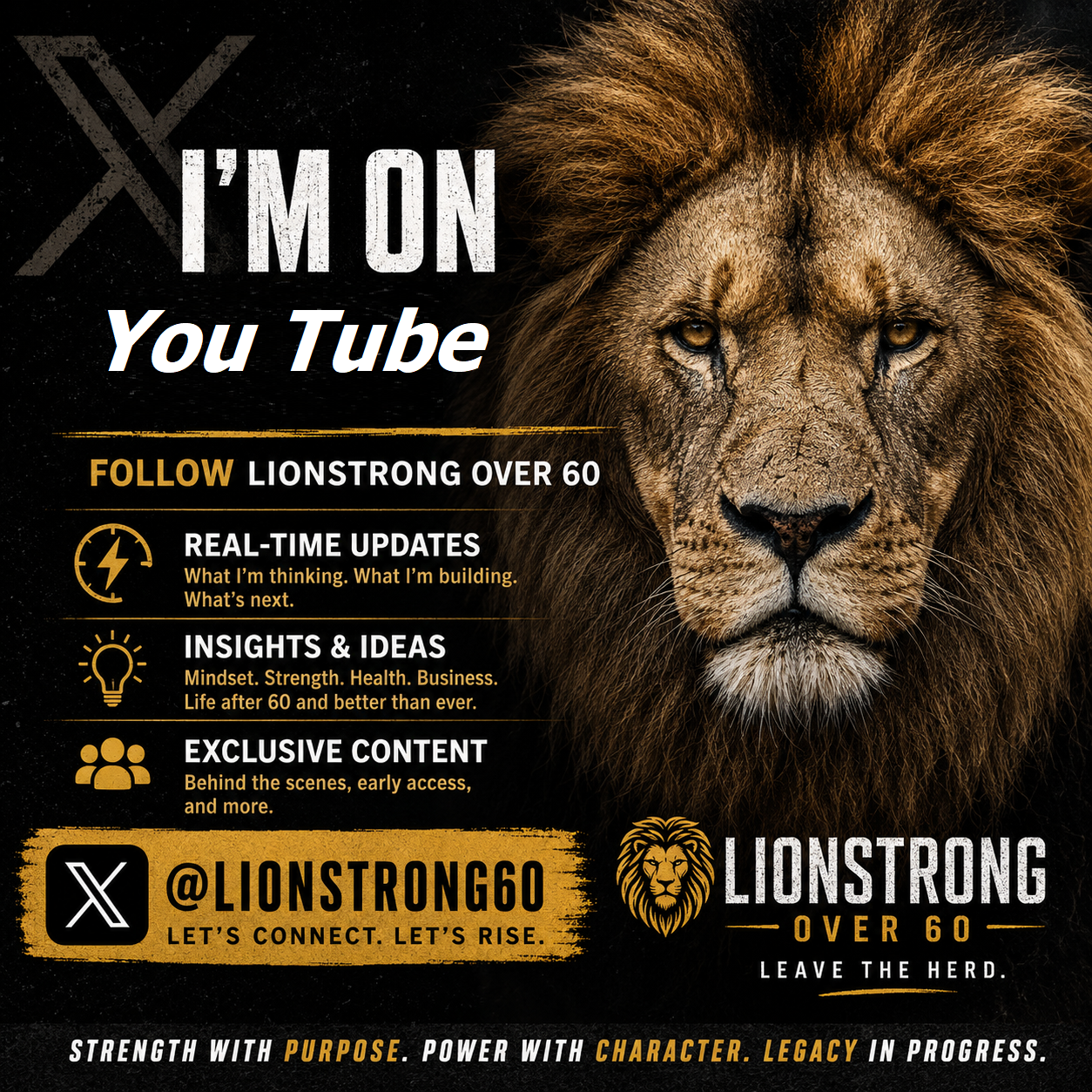 Visit LionStrong After 60 on YouTube